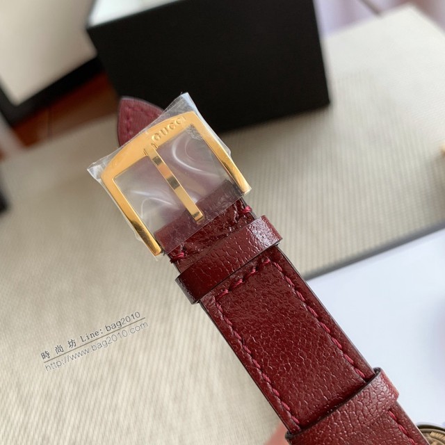 古馳皮帶手錶 Gucci新款中性石英腕表  gjs2147